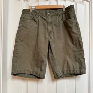 MEC Organic Cotton Flat Front Khaki Shorts. 36” by 11.5”